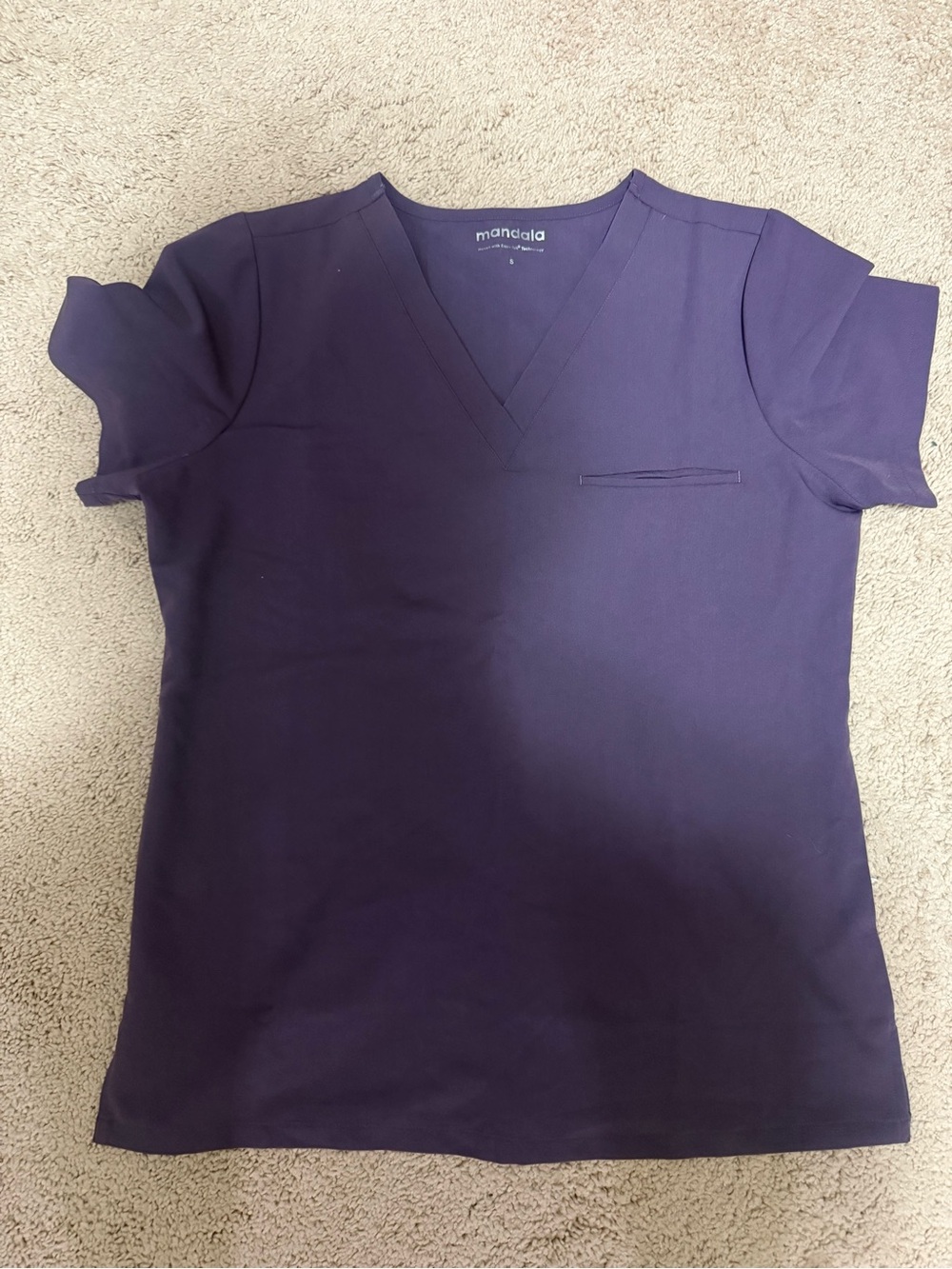 Mandala Women's scrubs sets in Plum
